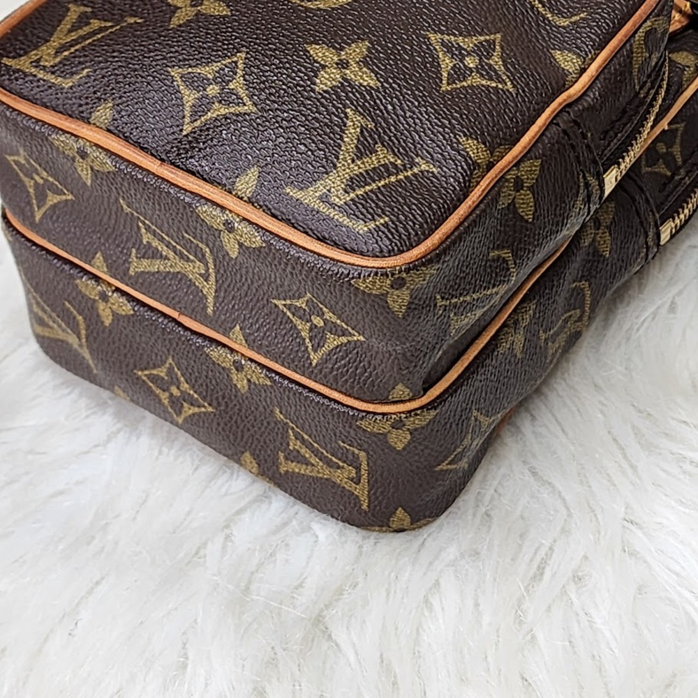 Authentic Louis Vuitton Monogram Mini Amazon Crossbody Bag Brown Vintage - Picture 10 of 16